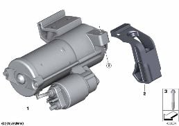 Μίζα diagram for BMW 3 Series F30 LCI 330e