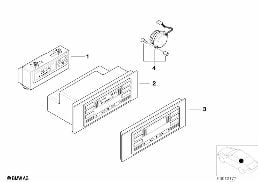 Commande de chauffage/climatisation ar diagram for BMW 7 Series E38 735iL