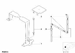 Držák akumulátoru diagram for BMW 3 Series E36 323ti