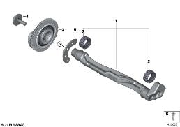 CRANKSHAFT DRIVE MASS COMPENSATOR diagram for BMW 2 Series F46 Gran Tourer 218i