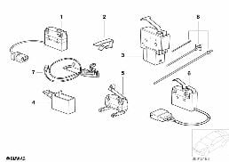 VARIOUS MICRO SWITCHES diagram for BMW 3 Series E36 325i