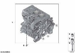 ENGINE BLOCK diagram for BMW i8 I12 LCI i8