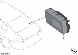 POWER DISTRIBUTION BOX LIN MODULE diagram for BMW X3 G08 30iX