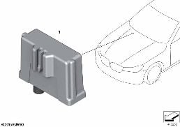 Ud. mando Near Field Communication NFC diagram for BMW 7 Series G12 740LiX