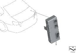 CONTROL UNIT FOR DECKLID FUNCTION MODULE diagram for BMW 3 Series G20 Sedan LCI 320d
