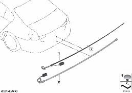SENSOR WIRE FOR SMART OPENER diagram for BMW X3 G08 30iX