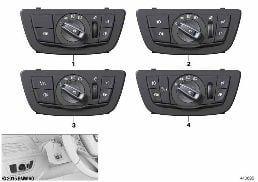 CONTROL UNIT LIGHTS diagram for BMW 5 Series G38 530Le