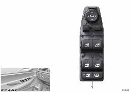 Elem. mando centro conmut. puerta delan. diagram for BMW 7 Series G12 725Ld