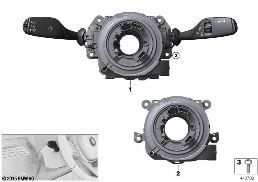 SWITCH UNIT STEERING COLUMN diagram for BMW X3 G08 30iX