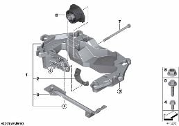 GEARBOX SUSPENSION diagram for BMW X5 F15 40eX