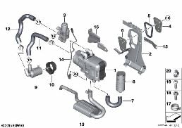 AUXILIARY HEATING diagram for BMW 6 Series G32 GT 630i