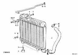 ระบบถ่ายความเย็น diagram for BMW 5 Series E28 520i