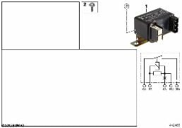 RELAY BATTERY DISCONNECTION diagram for BMW 3 Series E36 325i