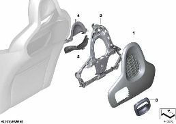 SEAT, FRONT, BACKREST TRIM COVERS