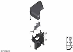Coffret de boîtiers de commande diagram for BMW 3 Series F31 LCI 318i