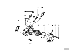 COOLING SYSTEM-THERMOSTAT HOUSING