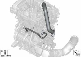 CRANKCASE-VENTILATION diagram for BMW 7 Series G11 730i