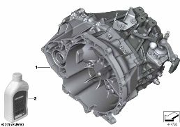 Handg. versnellingsbak GS6X60DA diagram for BMW X1 F48 LCI 20dX