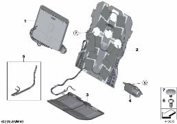 SEAT, FRONT, LUMBAR SUPPORT-MASSAGE diagram for BMW 7 Series G12 730LdX