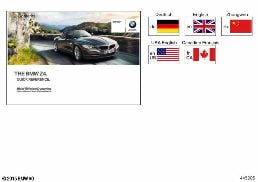BRIEF INSTRUCTIONS E89 WITHOUT IDRIVE diagram for BMW Z4 E89 35is