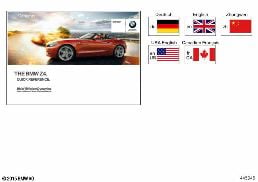 BRIEF INSTRUCTIONS E89 WITH IDRIVE diagram for BMW Z4 E89 35is