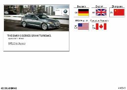 QUICK REFERENCE F07 diagram for BMW 5 Series F07 GT LCI 550i