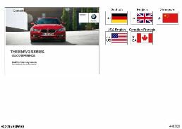 QUICK REFERENCE GUIDE FOR F30/F31 diagram for BMW 3 Series F31 LCI 320dX