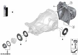 Pièces pour pont arrière diagram for BMW Rolls-Royce Cullinan RR31 Cullinan