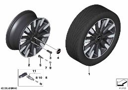 MINI LA WHEEL ROULETTE SPOKE 502 - 17''