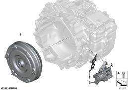 GA6F21AW TORQUE CONVERTER / FLUID PUMP diagram for BMW i8 I12 i8
