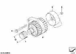 Peças individ. alternador 90/110A Valeo diagram for BMW 3 Series E46 318i