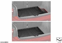 FITTED LUGGAGE COMPARTMENT MAT diagram for BMW 2 Series F45 Active Tourer LCI 218dX