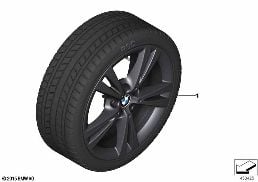 WINTER WHEEL W.TIRE DOUBLE SP.385 -17
