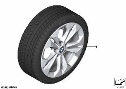 WINTER WHEEL W.TIRE DOUBLE SP.564 -17