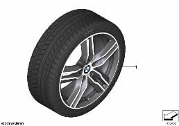 WINTER WHEEL W.TIRE M DOUB.SP.570M-18