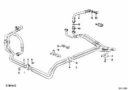 ระบบระบายความร้อนน้ำมันเกียร์ diagram for BMW 5 Series E28 520i