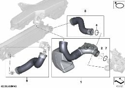 AIR DUCT diagram for BMW 2 Series F23 LCI 218i