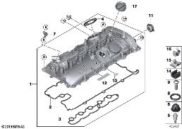 CYLINDER HEAD COVER/MOUNTING PARTS
