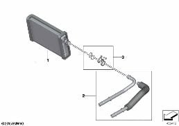 HEAT EXCHANGER diagram for BMW 6 Series G32 GT 630i