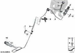 CLUTCH CONTROL diagram for BMW MINI F55 Cooper