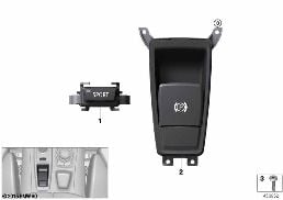 パーキング ブレーキ スイッチ diagram for BMW X6 E71 30dX