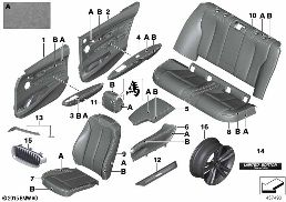 Индивидуальная серия 'Horse-Edition' diagram for BMW 3 Series F35 320Li