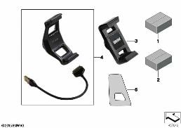BMW système Click & Drive diagram for BMW 5 Series E39 525td