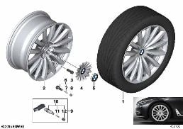 BMW LA WHEEL V-SPOKE 620 - 19''