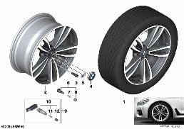 BMW LA WHEEL DOUBLE SPOKE 647M - 19''