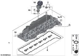 CYLINDER HEAD COVER/MOUNTING PARTS