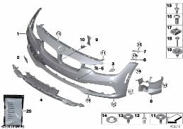 TRIM COVER, FRONT