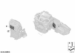 CONTROL UNIT AIR CONDITIONING SYS. diagram for BMW 6 Series G32 GT 630i