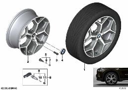 BMW LM WHEEL Y-SPOKE 569 - 18