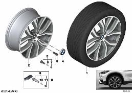 BMW LM WHEEL Y-SPOKE 511 - 19